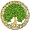 Machový obraz - Strom života s ornamentom Veľkosť rámu: 30cm Machový obraz - Strom života s ornamentom Veľkosť rámu: 30cm