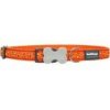 Red Dingo nylonový obojok Bedrock XS 20 32cm oranžová Red Dingo nylonový obojok Bedrock XS 20 32cm oranžová