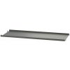 String Polica String Metal Shelf Low Edge 78 x 30, dark grey String Polica String Metal Shelf Low Edge 78 x 30, dark grey