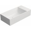 GSI - KUBE X keramické umývadlo 50x25cm, bez otvoru, pravé/ľavé, biela mat 9486009 GSI - KUBE X keramické umývadlo 50x25cm, bez otvoru, pravé/ľavé, biela mat 9486009