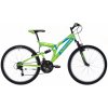 bicykel KENZEL AXEL SF24 fluo green / modrá bicykel KENZEL AXEL SF24 fluo green / modrá