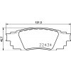 Sada brzdových platničiek kotúčovej brzdy BREMBO P 83 160 Sada brzdových platničiek kotúčovej brzdy BREMBO P 83 160