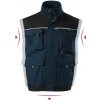 Rimeck RANGER W54 Pracovná vesta pánska Tmavomodrá