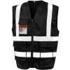 Result Unisex ťažká bezpečnostná vesta R477X Black S Result Unisex ťažká bezpečnostná vesta R477X Black S