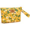 T-TOMI Small Baggie cestovná taška Mustard flowers 18x24 cm T-TOMI Small Baggie cestovná taška Mustard flowers 18x24 cm