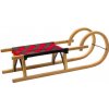 Drevené sánky s textilným poťahom 110 cm Drevené sánky s textilným poťahom 110 cm