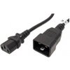 PremiumCord Kabel sítový propojovací 230V 10A 2m, konektory IEC 320 C13 - IEC 320 C20 PremiumCord Kabel sítový propojovací 230V 10A 2m, konektory IEC 320 C13 - IEC 320 C20