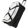Travelite Basics Wheeled Duffle exp. Black/white 119 L Travelite Basics Wheeled Duffle exp. Black/white 119 L