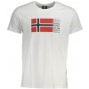 Štýlové Pánske Tričko s krátkym rukávom NORWAY 1963 Biela Farba: Biela, Velkost: XL Štýlové Pánske Tričko s krátkym rukávom NORWAY 1963 Biela Farba: Biela, Velkost: XL