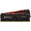 Kingston FURY Beast/DDR4/16GB/3200MHz/CL16/2x8GB/RGB/Black KF432C16BB2AK2-16 Kingston FURY Beast/DDR4/16GB/3200MHz/CL16/2x8GB/RGB/Black KF432C16BB2AK2-16