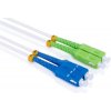 Optický patchcord SC/APC - SC/PC 7m 3mm, duplex, SM, G657A2 Optický patchcord SC/APC - SC/PC 7m 3mm, duplex, SM, G657A2
