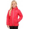 Dievčenská zateplená bunda KILPI, REBEKI Ružová,Biela 122 Dievčenská zateplená bunda KILPI, REBEKI Ružová,Biela 122