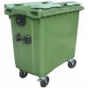 MEVA-TEC Plastový kontejner 660 l. - zelený MEVA-TEC Plastový kontejner 660 l. - zelený