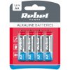 REBEL Alkaline AA 4ks 0061B REBEL Alkaline AA 4ks 0061B
