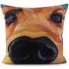 Obliečka na vankúš zamatová 45x45 cm pes, mačka 4 horčicová Obliečka na vankúš zamatová 45x45 cm pes, mačka 4 horčicová