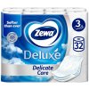 Zewa Deluxe Delicate Care 3 Ply toaletný papier 32 roliek Zewa Zewa Deluxe Delicate Care 3 Ply toaletný papier 32 roliek Zewa