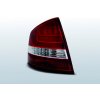 TUNING-TEC Zadné svetlá diódové, ŠKODA OCTAVIA II SEDAN, 2004-, ČERVENÁ BIELY LED BAR