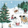 Havi Servítky Moomin Joulun ihmemaa 33x33cm, 20ks Havi Servítky Moomin Joulun ihmemaa 33x33cm, 20ks