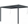 G21 Bioklimatická pergola Trenton 4x3 m, antracitová hliníková, PE63900835 G21 Bioklimatická pergola Trenton 4x3 m, antracitová hliníková, PE63900835