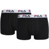 Pánske boxerky Fila, MAN BOXERS 2 PACK Čierna,Biela,tmavo modrá,Červená, XXL Pánske boxerky Fila, MAN BOXERS 2 PACK Čierna,Biela,tmavo modrá,Červená, XXL