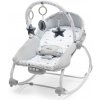 Multifunkčné hojdacie ležadlo BABY MIX STARS sivá,tmavo zelená,mix Multifunkčné hojdacie ležadlo BABY MIX STARS sivá,tmavo zelená,mix