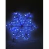 DECOLED LED svetelná vločka 3D tlač, závesná, 85 cm, ľadovo biela