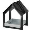 Esschert Design Závesné kŕmidlo pre vtáky Easy 23 x 19 x 19 cm kov čierna