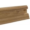 Döllken , Soklová podlahová lišta SLK50 W468 Dub gaelský 2,5 m, koncovka pravá, hnedá Döllken , Soklová podlahová lišta SLK50 W468 Dub gaelský 2,5 m, koncovka pravá, hnedá