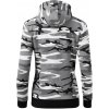 Dráha letu včely - srdce - Mikina dámska trendy zipper s kapucňou - L ( Šedý maskáč ) Dráha letu včely - srdce - Mikina dámska trendy zipper s kapucňou - L ( Šedý maskáč )