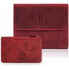 Paolo Peruzzi peňaženka z pravej kože červená - dámska Paolo Peruzzi peňaženka z pravej kože červená - dámska