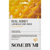 Some By Mi Real Honey Luminous Care Mask plátenná pleťová maska s medom 20 g 1 kus Some By Mi Real Honey Luminous Care Mask plátenná pleťová maska s medom 20 g 1 kus