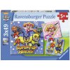 Ravensburger 093694 Tlapková Patrola Chlupatí hrdinové 3 x 49 dielov Ravensburger 093694 Tlapková Patrola Chlupatí hrdinové 3 x 49 dielov