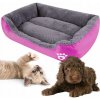 Zakrútený košík pelech pre psa ružový 85 cm x 65 cm Zakrútený košík pelech pre psa ružový 85 cm x 65 cm