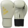 Boxerské rukavice Adidas Speed 50 - biele/zlaté Boxerské rukavice Adidas Speed 50 - biele/zlaté