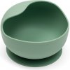 Detská silikónová miska s prísavkou New Baby zelená Detská silikónová miska s prísavkou New Baby zelená