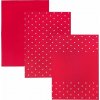 Orion Kuchynská utierka Tečka červená 50 x 70 cm sada 3 ks Orion Kuchynská utierka Tečka červená 50 x 70 cm sada 3 ks