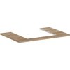 Doska pod umývadlo Hansgrohe Xelu Q 78x1,6x55 cm prírodný dub 54094230 Doska pod umývadlo Hansgrohe Xelu Q 78x1,6x55 cm prírodný dub 54094230