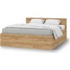 Wilsondo Manželská posteľ s úložným priestorom Dolly New 180x200 - dub craft Wilsondo Manželská posteľ s úložným priestorom Dolly New 180x200 - dub craft