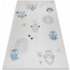 Najkoberce Bambino 1161 Sovy sovy pre deti sivý