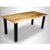 Industriální stůl Model C2 - tvarovaný okraj 120x75x80cm Industriální stůl Model C2 - tvarovaný okraj 120x75x80cm