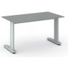 Kancelársky písací stôl PRIMO FLEXIBLE, 140x80 cm, grafit Kancelársky písací stôl PRIMO FLEXIBLE, 140x80 cm, grafit