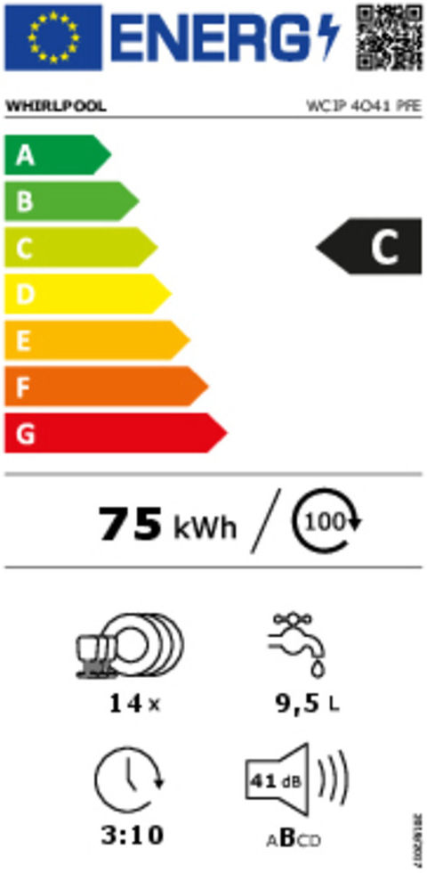 Whirlpool WCIP 4O41 PFE