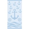 Svetlomodrá froté bavlnená plážová osuška 70x140 cm Anchor – B.E.S. Svetlomodrá froté bavlnená plážová osuška 70x140 cm Anchor – B.E.S.