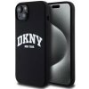 AppleMix Kryt DKNY Arch pre Apple iPhone 15 Plus - silikónový - čierny AppleMix Kryt DKNY Arch pre Apple iPhone 15 Plus - silikónový - čierny