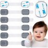 Ricokids Bezpečnostní zařízení pro otevírání skříněk 798201 6 ks šedá