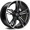 Carbonado Dynamite 8x17 5x120 ET30 matt black front polished