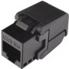 Solarix MULTIPACK 24 ks - keystone CAT5E UTP RJ45 černý samořezný SXKJ-5E-UTP-BK-SA Solarix MULTIPACK 24 ks - keystone CAT5E UTP RJ45 černý samořezný SXKJ-5E-UTP-BK-SA