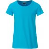 James & Nicholson klasické dievčenské tričko z biobavlny 8007G tyrkysová James & Nicholson klasické dievčenské tričko z biobavlny 8007G tyrkysová