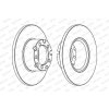 Brzdový kotúč FERODO (Federal-Mogul) FCR116A Brzdový kotúč FERODO (Federal-Mogul) FCR116A