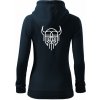 Viking logo - Mikina dámska trendy zipper s kapucňou - XL ( Tmavomodrá (takmer čierna) ) Viking logo - Mikina dámska trendy zipper s kapucňou - XL ( Tmavomodrá (takmer čierna) )